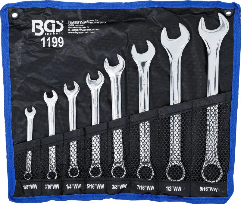 Očkoploché klíče 1/8