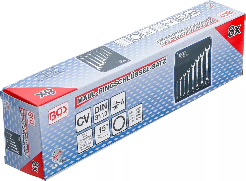 Očkoploché klíče 1/8