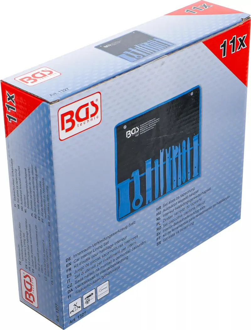 Háky BGS101327 na montáž a demontáž čalounění. Sada 11 dílů (BGS101327)