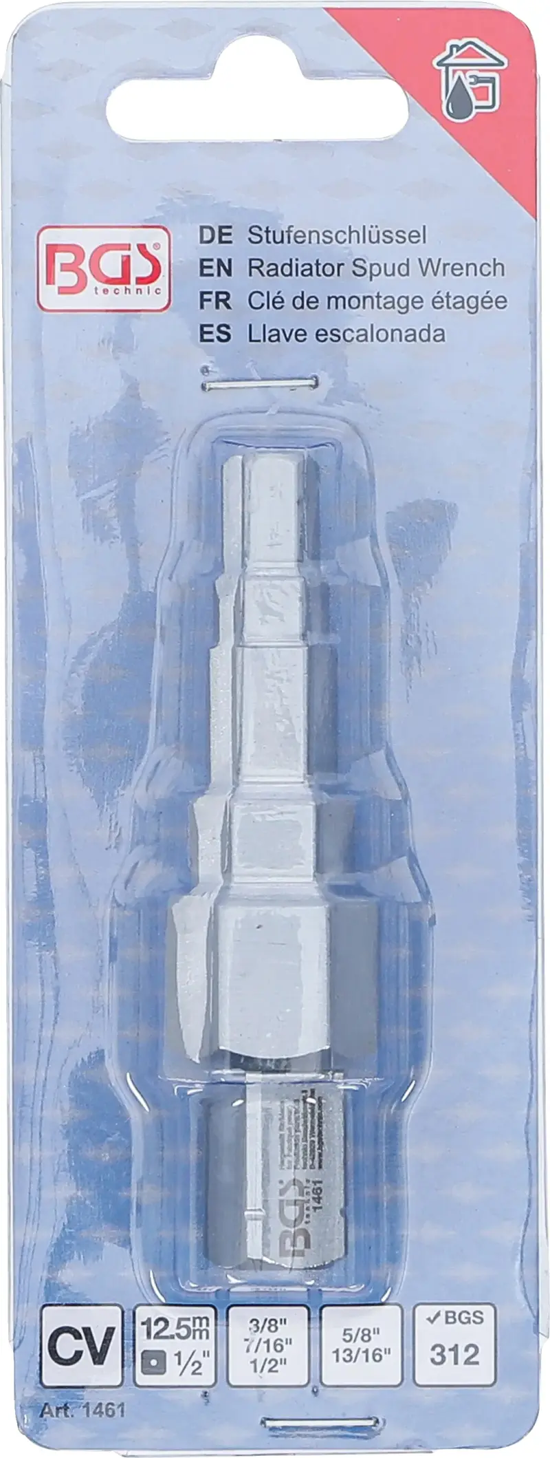 Kombinovaný stupňovitý klíč 1/2" BGS101461 (5 stupňový) (BGS101461)