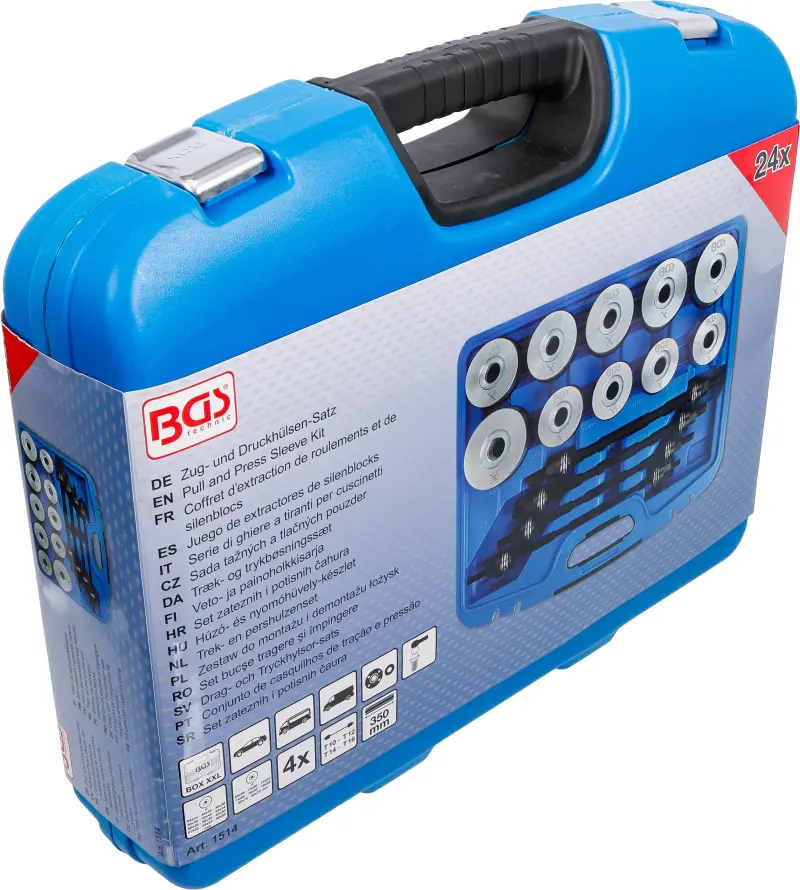 Stahováky pro výměnu silentbloků, ložisek, simeringů BGS101514 (BGS101514)