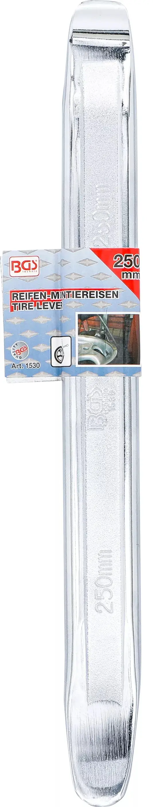 Montážní páka 250 mm BGS101530, tvrzená (BGS101530)