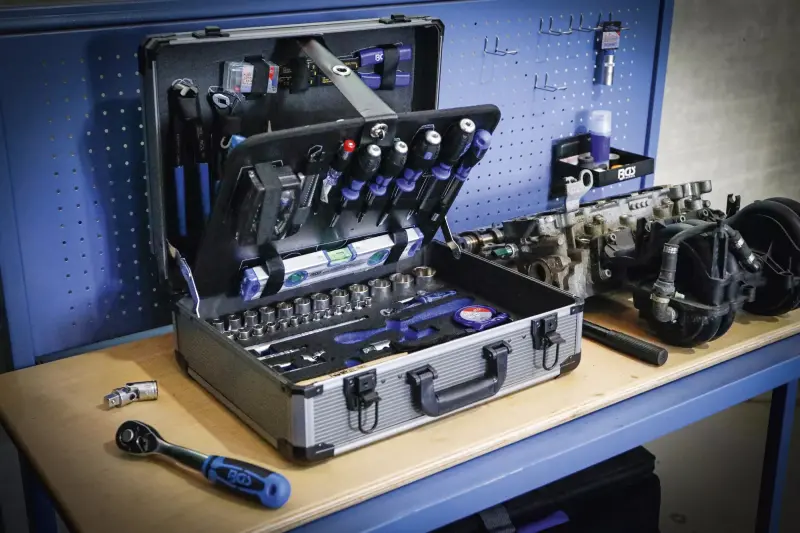 Profesionální sada nářadí, 2 ráčny 1/4 a 1/2