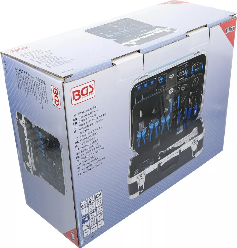 Nářadí v kufru BGS1015505 (Sada 106 dílů) (BGS1015505)