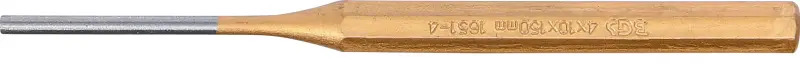 Vyrážeč závlaček 4 x 150 mm BGS101651-4, tvrzený (BGS101651-4)