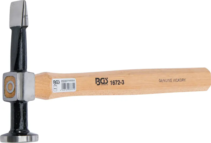 Karosářské vyklepávací kladivo BGS101672-3 ploché/kulaté (BGS101672-3)