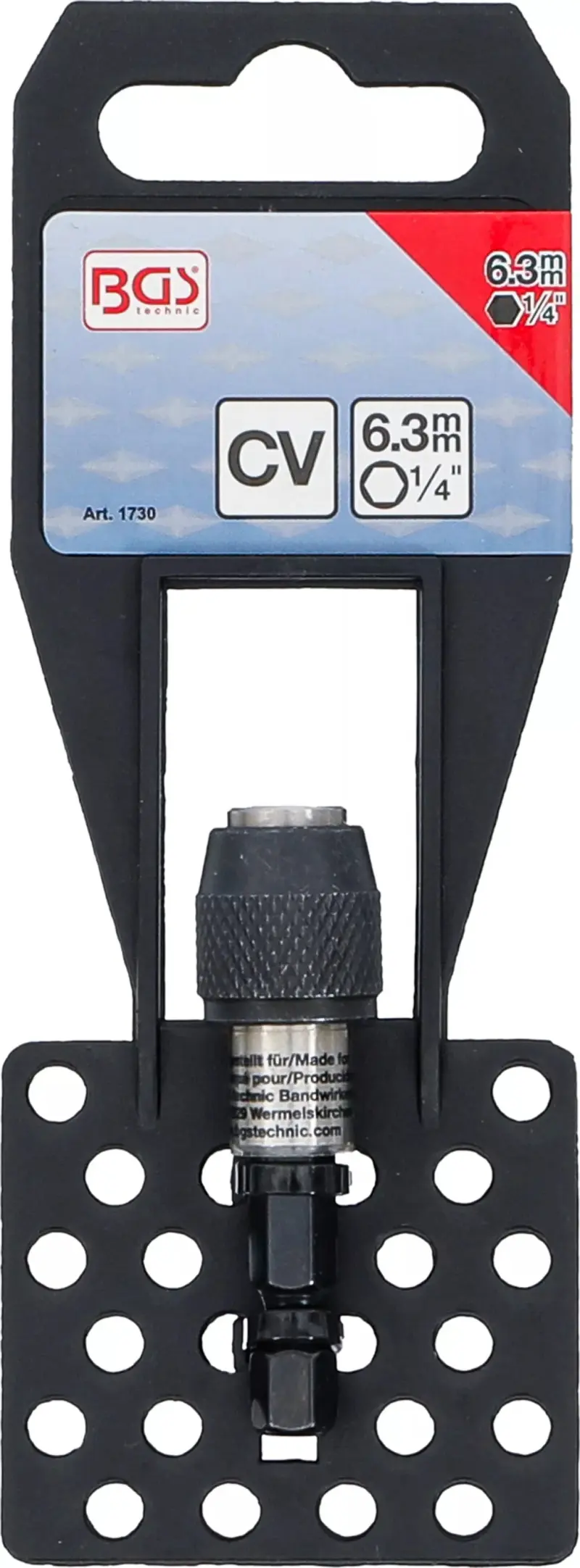 Automatický držák na bity vnitřní šestihran 6,3 mm (1/4") 50 mm, BGS101730 (BGS101730)