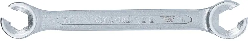 Otevřený očkový klíč 12 x 13 mm BGS101761-12x13 na brzdová potrubí (BGS101761-12x13)