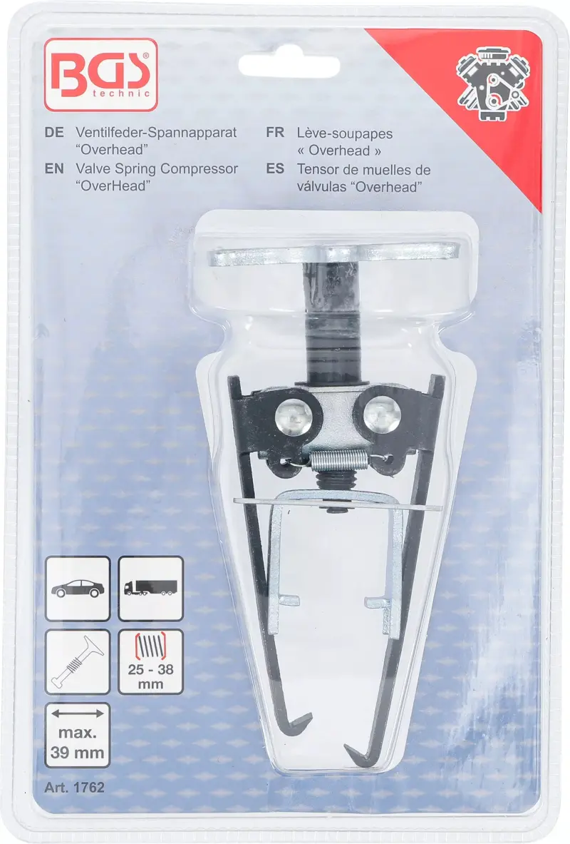 Montážní přípravek na ventilové pružiny "OVERHEAD" BGS101762 (BGS101762)