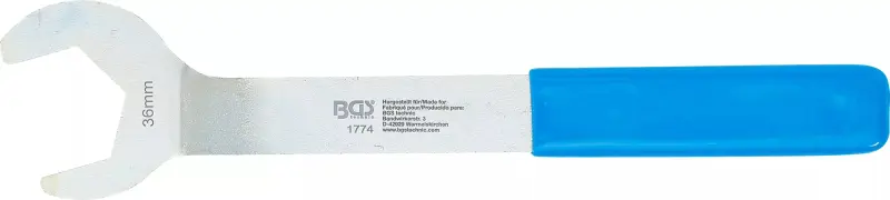 Otevřený klíč 36 mm BGS101774, na vodní pumpy Opel Ford a GM (BGS101774)