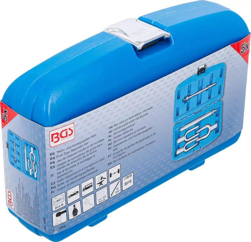 Odpojovací a montážní vidlice BGS101806 Sada 5 dílů (BGS101806)