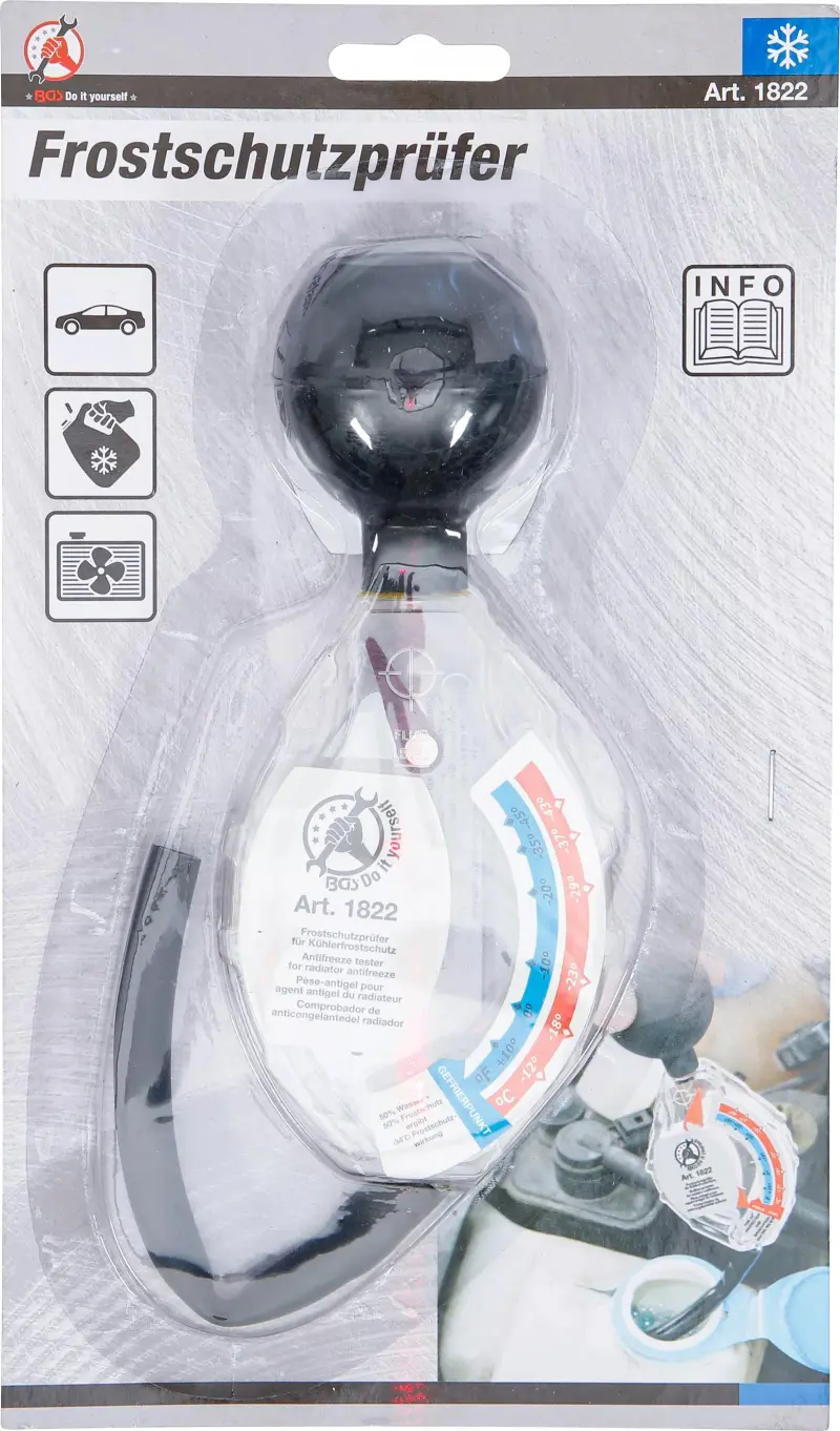 Hustoměr Kraftmann BGS101822 - nemrznoucí směs (Etylen a Glykol) (BGS101822)