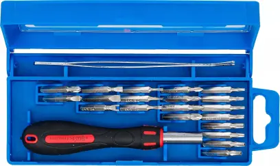 Bity MICRO Kraftmann BGS1020823. Šestihran 4 mm. Sada 23 dílů (BGS1020823)