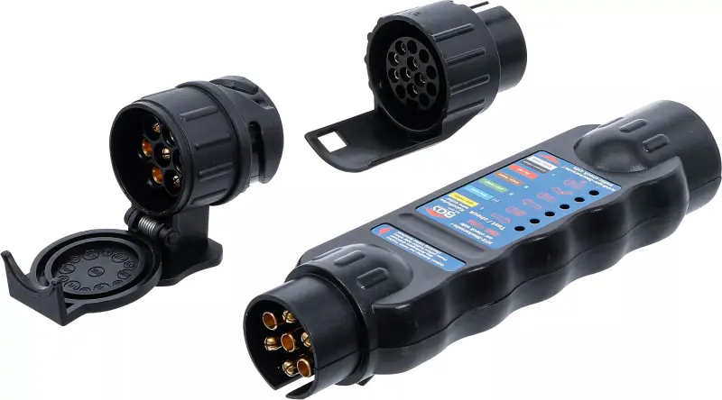 Elektrická zkoušečka BGS102171, zásuvky a zástrčky přívěsného vozíku. 7 a 13 pólů (BGS102171)