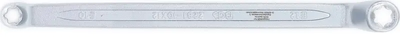 Oboustranný očkový klíč (E-profil) E10 x E12 BGS102261 (BGS102261)