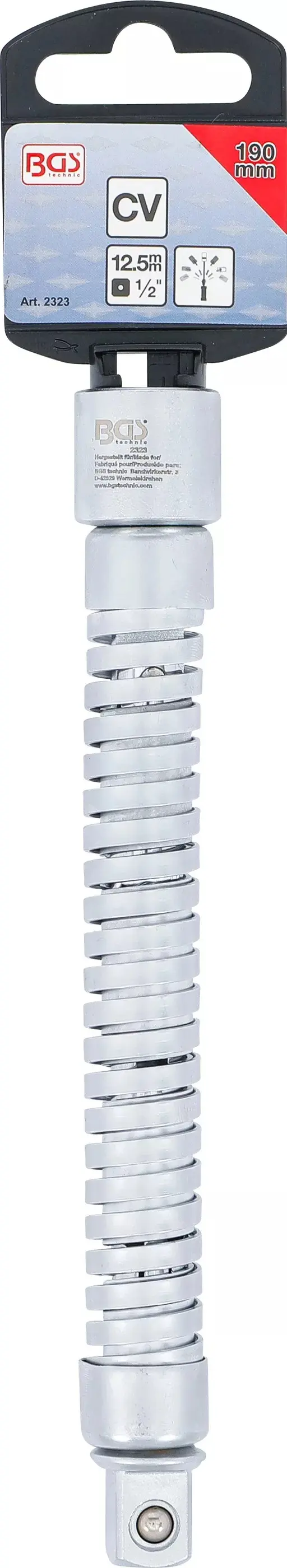 Prodloužení/nástavec 1/2" BGS102323, délka 190 mm, ohebné (BGS102323)