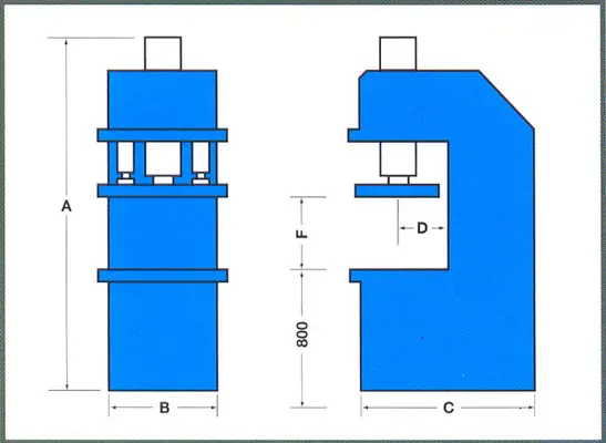 Hydraulický tvářecí lis SICMI PCL 40 A (SICPCL40A)