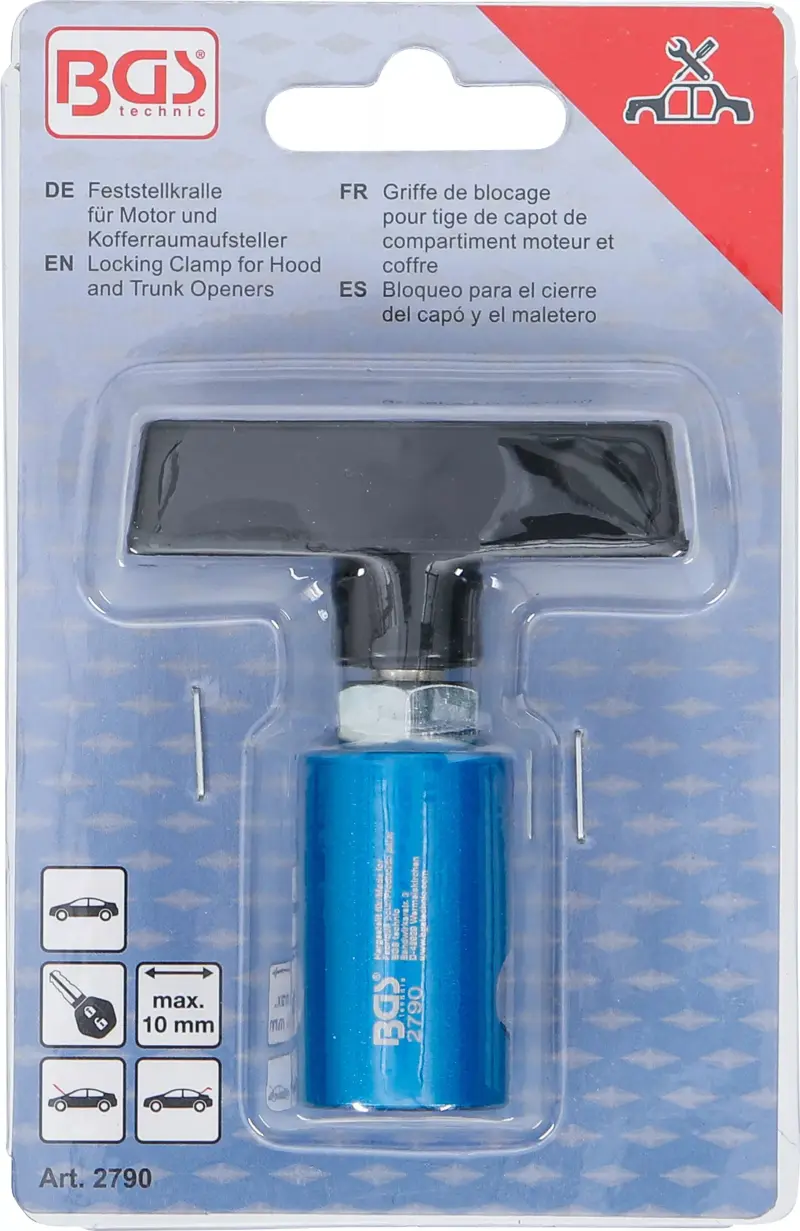 Přípravek pro fixaci kapoty/kufru automobilu při defektu tlumiče BGS102790 (BGS102790)