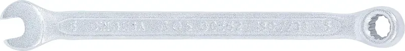 Očkoplochý klíč 5 mm BGS1030552, DIN 3113A, matný chrom (BGS1030552)