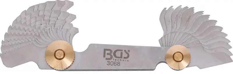 Závitové měrky Whitworth 4 ÷ 62 TPI BGS103068 (BGS103068)