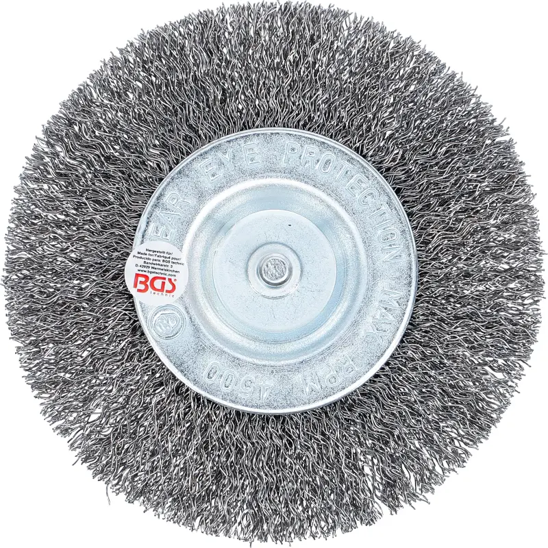 Drátěný kartáč pr. 100 mm BGS103077, plochý, do vrtačky (BGS103077)