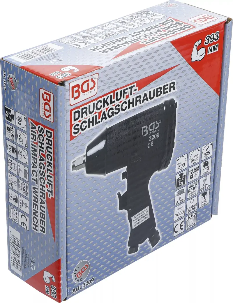 Pneumatický rázový utahovák 1/2" BGS103209 (366 Nm) (BGS103209)