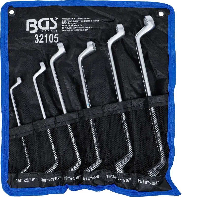 Oboustranné očkové klíče 1/4 ÷ 7/8