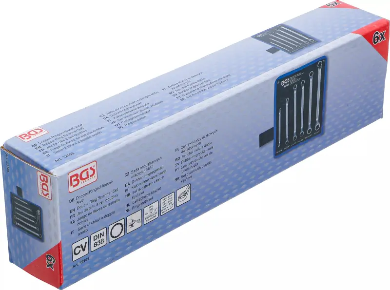 Oboustranné očkové klíče 1/4 ÷ 7/8