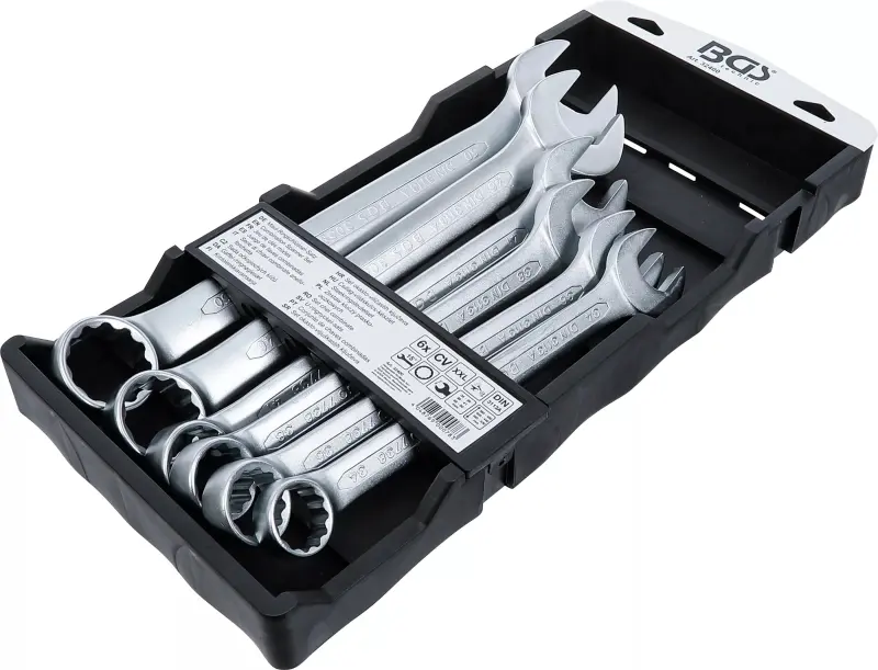 Očkoploché klíče 34 ÷ 50 mm BGS1032400 extra dlouhé. Sada 6 dílů v tašce (BGS1032400)