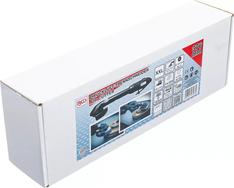 Pneumatická úhlová bruska 100 mm BGS103268, prodloužená (BGS103268)