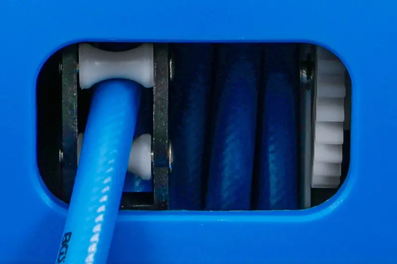 Pneumatická PVC hadice 10 m, průměr 8/12 mm s automatickým navijákem BGS103297 (BGS103297)