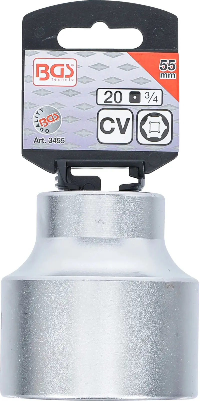 Nástrčná hlavice 3/4" 55 mm - Pro Torque. BGS 3455 (BGS103455)