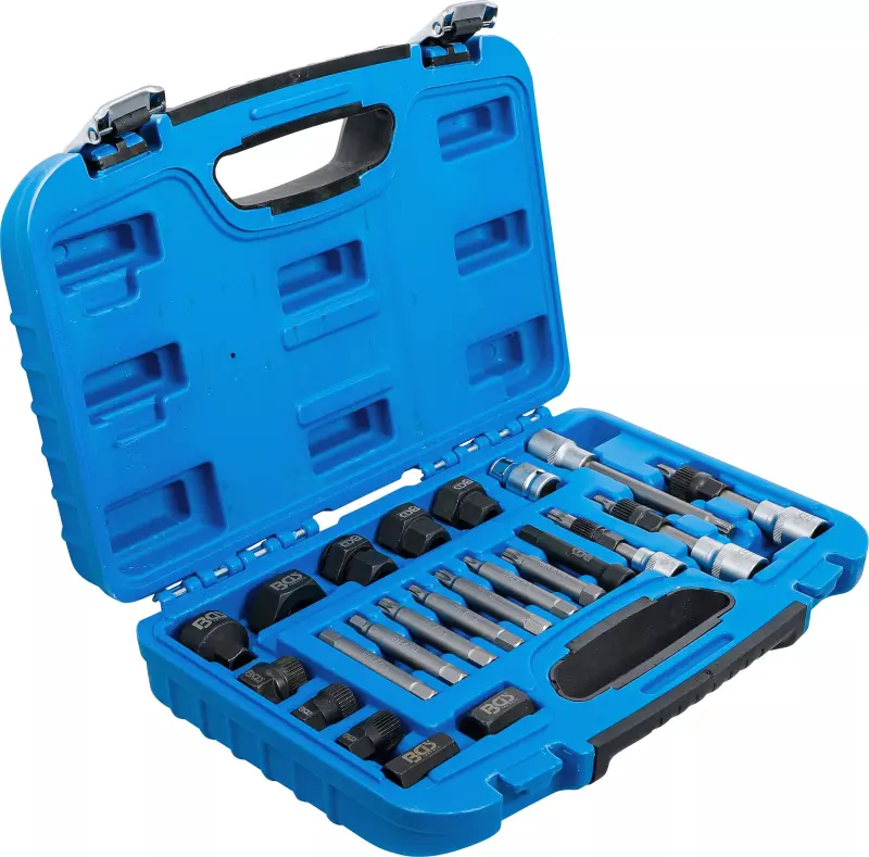 Bity pro alternátory BGS104247. Sada 22 dílů v kazetě (BGS104247)