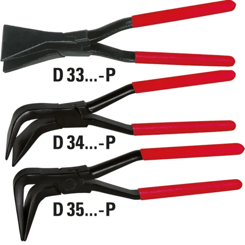 Klempířské falcovací kleště Bessey D35-60-P zahnuté (BES D35-60-P)