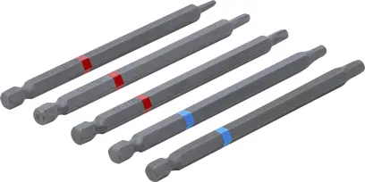 Šroubovací bity 1/4" Hex, Torx BGS104836 délka 110 mm (Sada 5 dílů) (BGS104836)