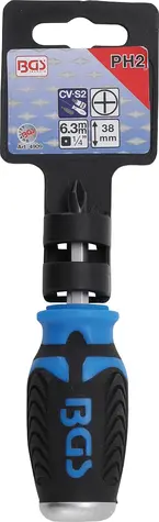 Křížový šroubovák PH 2 x 38 mm BGS104909, unášecí 4hran 1/4" (BGS104909)