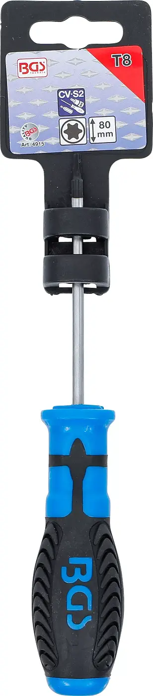 šroubovák T-profil T8 x 80 mm,1/4" vnitřní čtyřhran (BGS104915)