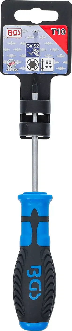 šroubovák T-profil T10 x 80 mm,1/4" vnitřní čtyřhran (BGS104917)