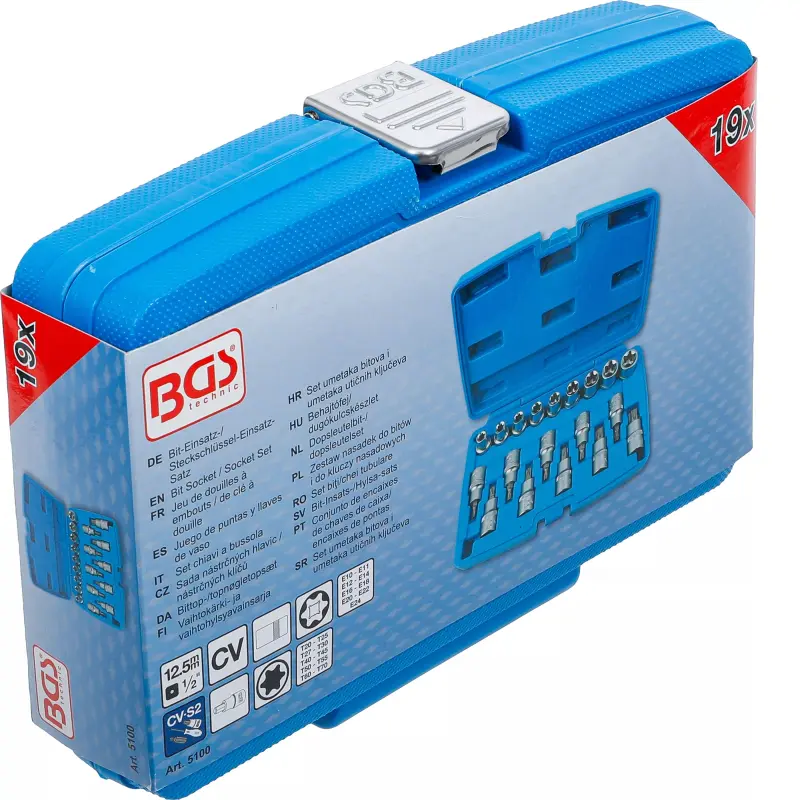 Sada nástrčných hlavic / nástrčných klíčů 12,5 mm (1/2