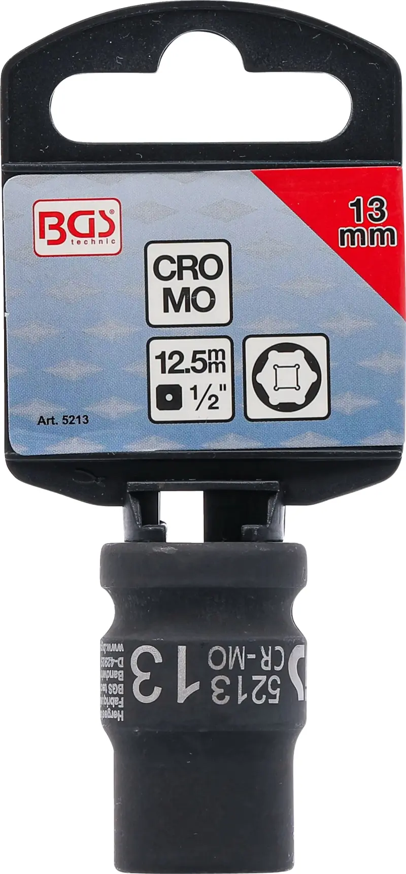 Nástrčná hlavice 1/2" 13 mm, silová - Pro Torque. BGS 5213 (BGS105213)