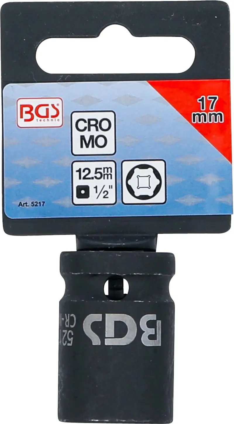 Nástrčná hlavice 1/2" 17 mm, silová - Pro Torque. BGS 5217 (BGS105217)