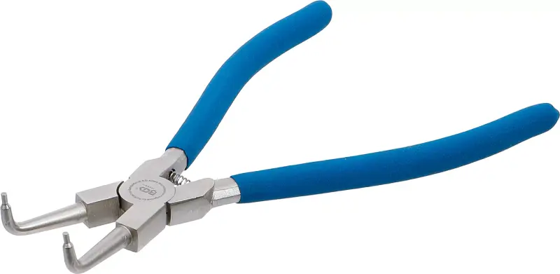 Kleště na rozpěrné kroužky zahnuté pro vnitřní rozpěrné kroužky 250 mm (BGS100652-4)
