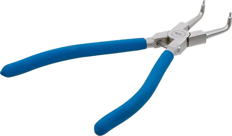 Kleště na rozpěrné kroužky zahnuté pro vnitřní rozpěrné kroužky 250 mm (BGS100652-4)