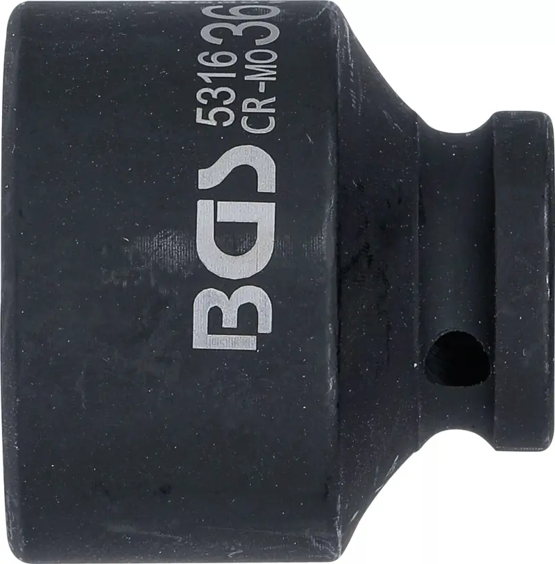 Nástrčná hlavice 1/2" 36 mm, 12hranná, rázová BGS 5316 (BGS105316)