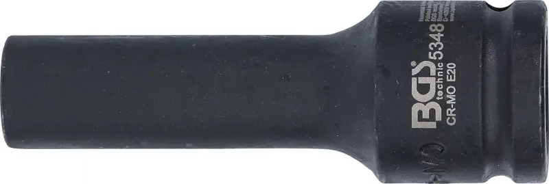 Nástrčná hlavice 3/4" E20 BGS105348, prodloužená, tvrzená pro E-Profil (BGS105348)