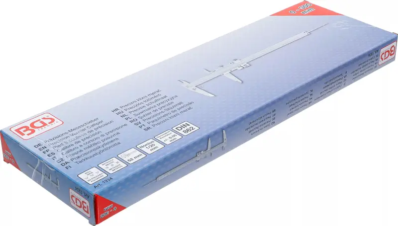 Posuvné měřítko BGS101934 300/0,05 mm, chromované. Vnitřní a vnější měření (BGS101934)