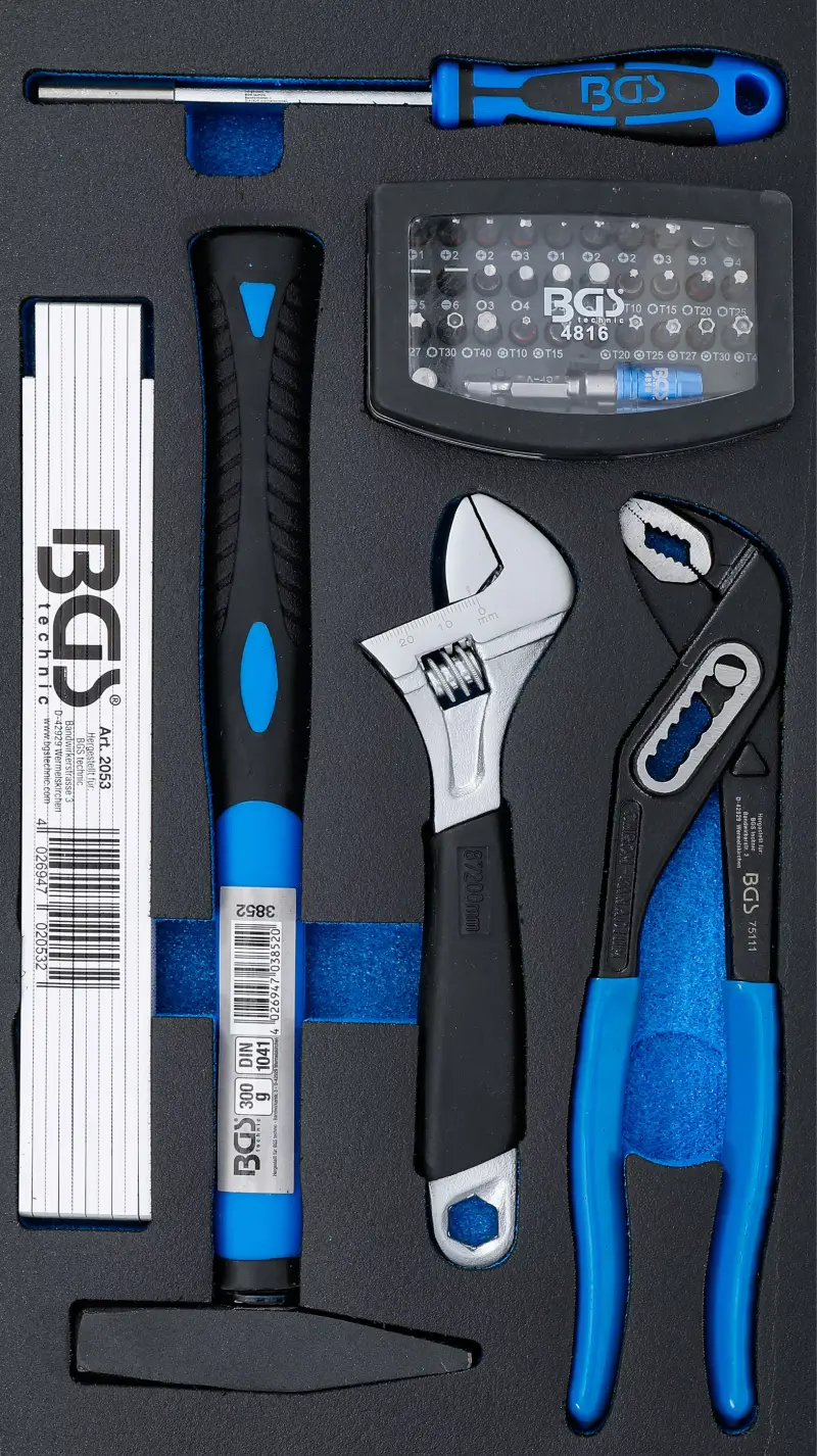 Pěnová vložka BGS 2002-9 Ruční nářadí a šroubovací bity - 37 dílů  (BGS102002-9)