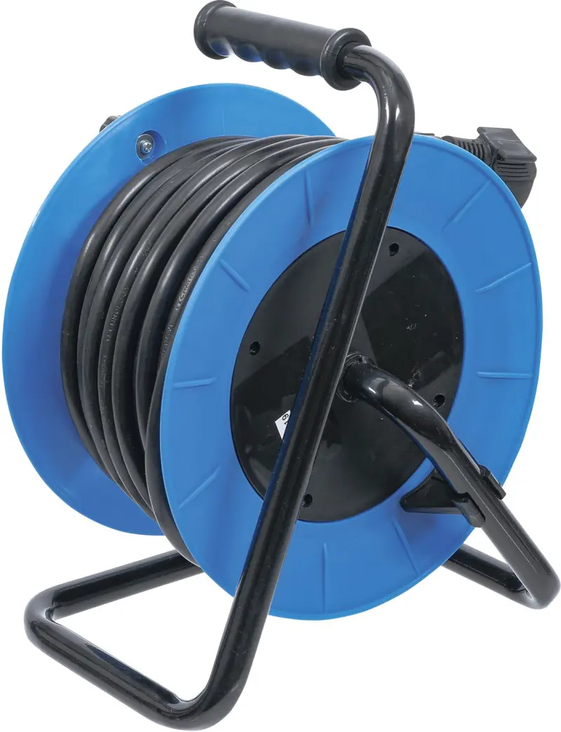 Kabelový buben  15 m  3 x 1,5 mm²  4 zásuvky  IP 20  3000 W