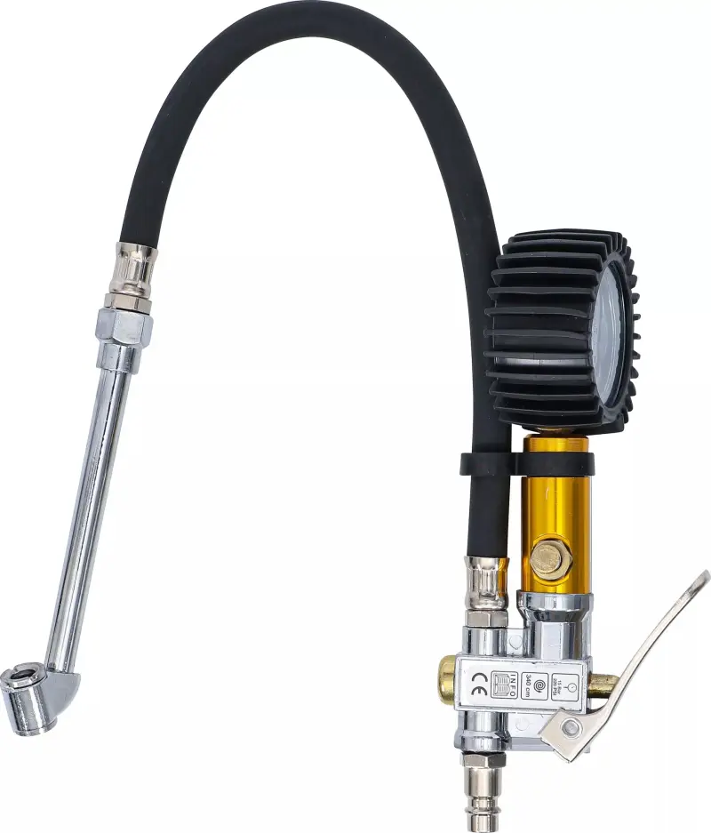 Sada BGS1055412 pro huštění pneumatik s manometrem 0 ÷ 15 barů (BGS1055412)