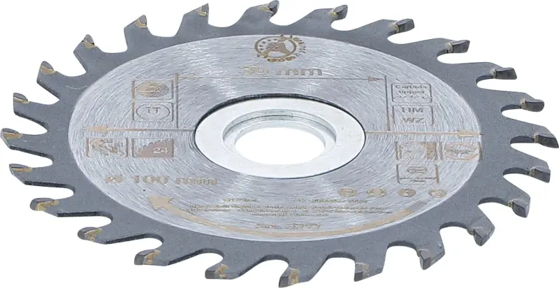 Pilový kotouč ze slinutého karbidu  Ø 100 x 30 x 2,1 mm  24 zubů
